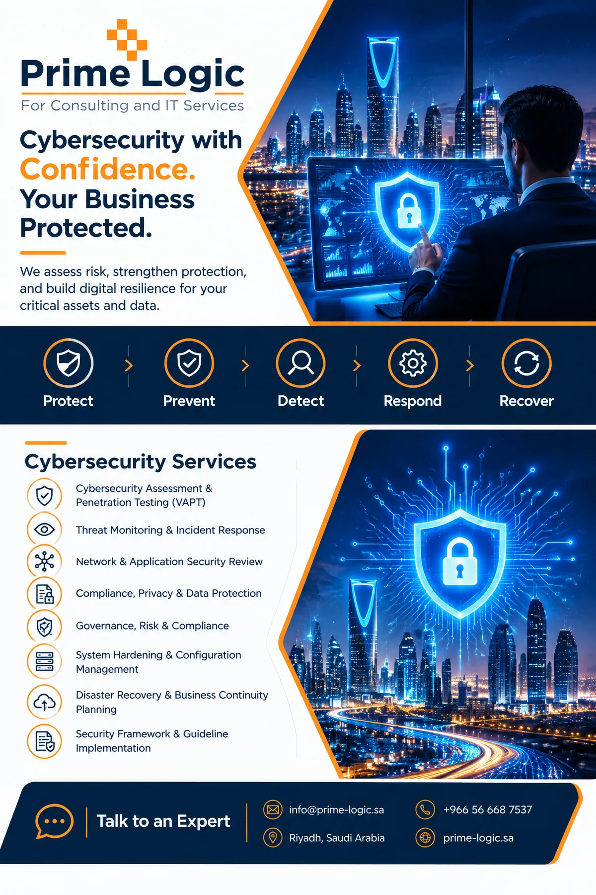 Prime Logic brochure — Cyber Security — page 2