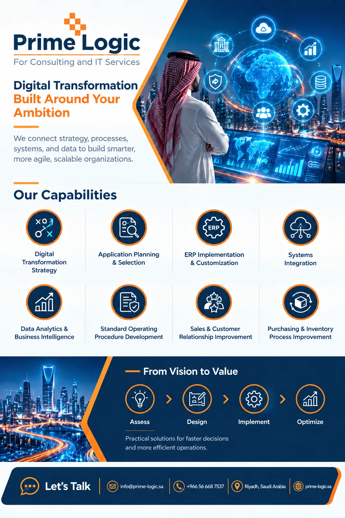 Prime Logic brochure — Digital Transformation & ERP — page 3